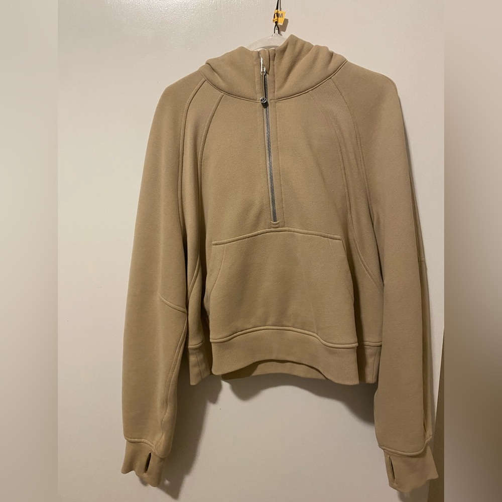 Lululemon Scuba Oversized 1/2 Zip Hoodie in color “Trench”